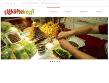 Tablet Screenshot of cigkoftekeyfi.com